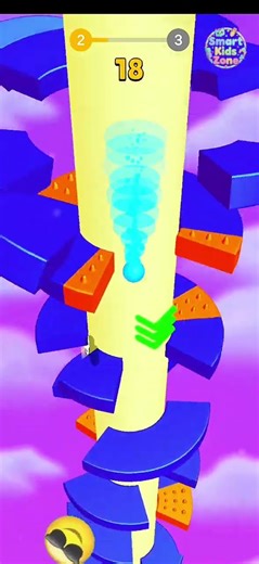 Helix Jump Gameplay for Kids & Everyone! 🌈🎉 #SmartKidsZone