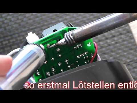 Garagentorantrieb Umbau auf Solar 12V