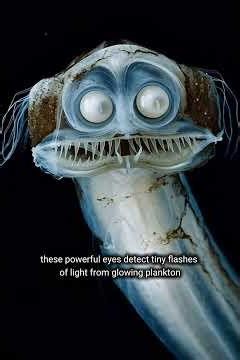This Alien-Looking Fish Lives 1,000m Below #unseenfootage #coolvideo #youtubecreator #shorts
