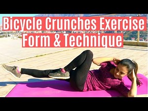 How To Do Bicycle Crunches Properly - Form | Technique | Men | Women | Beginners