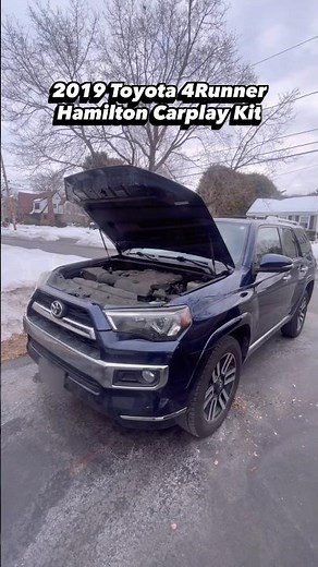 Installing a Hamilton carplay Radio 2019 Toyota 4runner #boston #diy