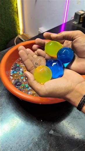 Big Orbis ball water challenge #experiment #shorts #toys