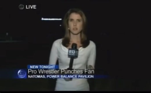 *Green shirt guy, who is he, revealed?* Ever wondered how the green shirt guy is able to sit ringside for nearly every event including PPVs? We may have possibly found the answer. An old video has resurfaced of CM Punk hitting a fan who he thought had pulled his hair but it actually wasn't the fan he assaulted. The fan bears a striking resemblance to the green shirt guy, we paused and looked at a still of the fan and he has the same eyes, nose and trademark goatee, the one thing that then threw 
