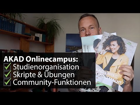 AKAD University: Ich zeige Onlinecampus & Skripte fürs Fernstudium (2026)