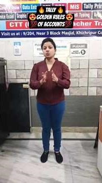 #GoldenrulesOfaAcounting🔥#TallyCourse💯#RulesofDebitandCredit#Journalentry#Debit#Credit#Account#Short