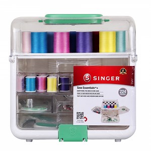 SINGER Sew Essentials™ Sewing Kit and Storage Case, 224 Pcs - Walmart.com