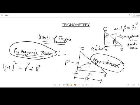 Application of Pythagoras Theorem in Trigonometry