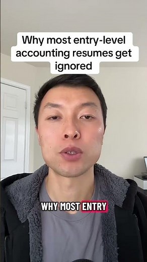 Why most entry-level accounting resumes get ignored￼