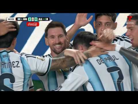 Lionel Messi 2nd Goal vs Algeria, Argentina vs Algeria 2-0, FIFA World Cup 2026 Segundo Gol de Messi