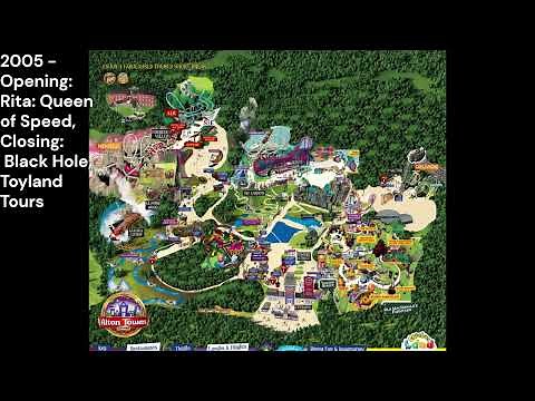 Mapping Alton Towers' 45 Year History in Maps