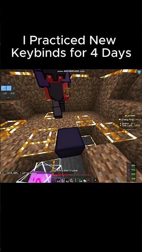 4 Days of New Keybinds… INSANE Results 😳🔥 #minecraft #crystalspvp #shorts