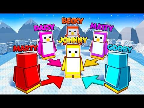 Johnny Plays ROBLOX PENGUIN KNOCKOUT!