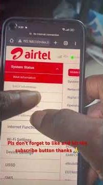 How to know your 5G ODU router number