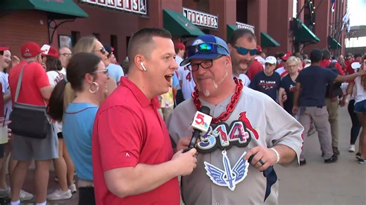 Cardinals fans are heading into Busch Stadium for opening day