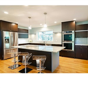 [Hot Item] Modern Design Plywood Modular Kitchen Cabinets with Stylish Waterproof Finish