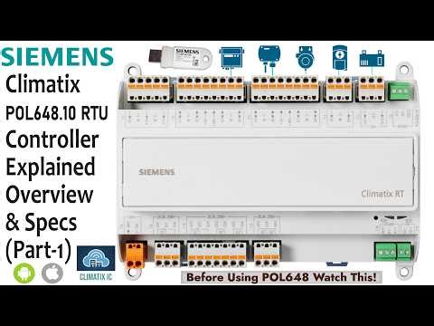 Siemens Climatix POL648.10/RTU Controller Overview & Technical Specifications | Guide Part-1