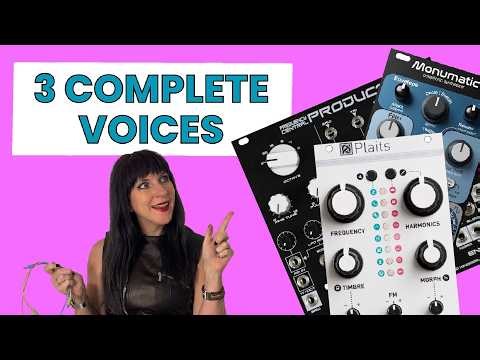 3 Eurorack Modules That Are Complete Synth Voices (No Patching Required)