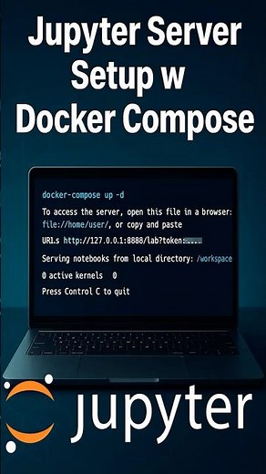 Uruchom Jupyter w 60 sekund: docker-compose serwer #shorts #viralshorts