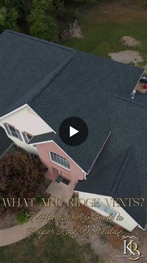 #roofventilation #ridgevents #roofingeducation #homemaintenance #roofreplacement #ohiohomes #gafroofing #kaczmarbuilders | Kaczmar Builders