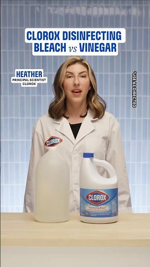 Testing Clorox Disinfecting Bleach vs. Vinegar