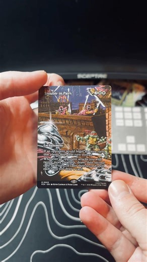 i’m not a magic the gathering card type of guy but i do love ninja turtles #mtg #tmnt