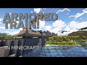 WORKING ARMORED TRAIN IN MINECRAFT CREATE MOD!