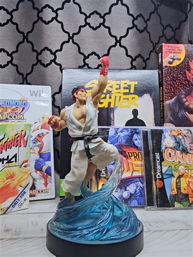 Full shelf of Street Fighter games. The collection is almost complete. #videogames #retro #foryou #relatable #streetfighter