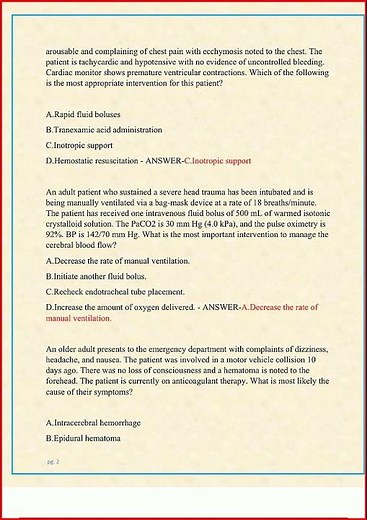 Tncc 9Th Edition Practice Test With 300 Real Exam Questions video