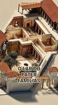 Arquitetura da Domus Romana - Século I d.C. #romaantiga #domusromana #domus #atrio