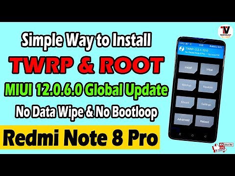 Install TWRP Recovery & ROOT on Redmi Note 8 Pro | MIUI 12.0.6.0 Global Update | 100% Safe Method |