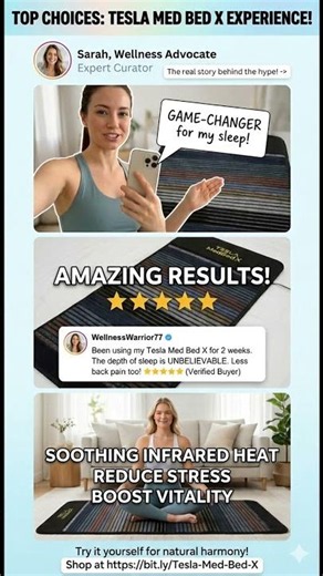 I tried the viral Tesla Med Bed X for 2 weeks... here’s the honest truth. 🤫👇
