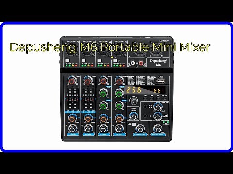 REVIEW (2026): Depusheng M6 Portable Mini Mixer. First Look.