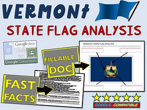 VERMONT State Flag Analysis: fillable boxes, analysis, and fast facts