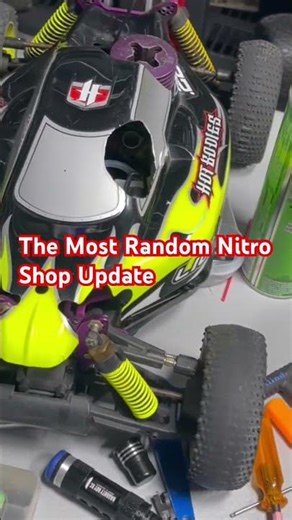 Just a few fun nitro things going on at the shop #nitro #rccar #monstertruck