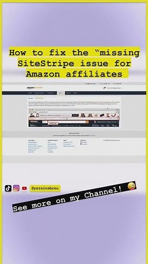 How to Enable the Amazon SiteStripe (Easy Fix) 🤘 Troubleshoot Help for AMZ Affiliate Marketers