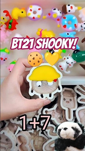 Making a squishy Shooky with a yellow helmet