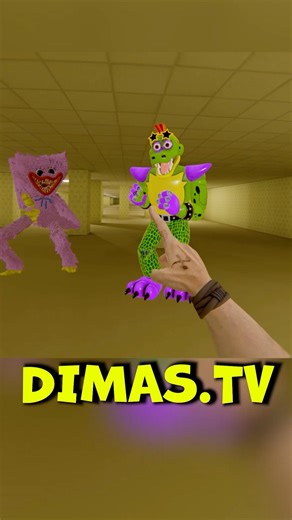 VR GIGA MONTY AND KISS MISSIE ARE TRAPPED IN THE BACKROOMS. HOW DO WE GET OUT? FNAF COOP BONELAB ...