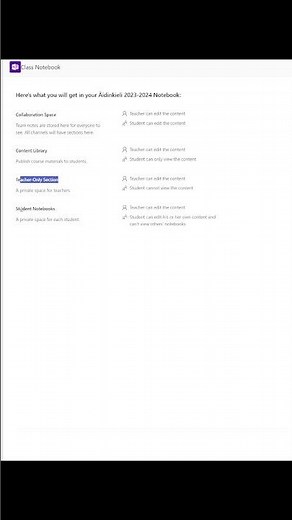 How to set up your Class Notebook in Teams? 2024 edition! #shorts #microsoft #teams #OneNote