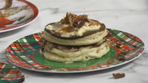 Bacon Pecan Maple Cream Pancakes Parts 1 & 2