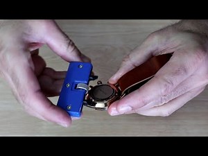 How to change the battery of a screw on back cover watch MVMT Voyager