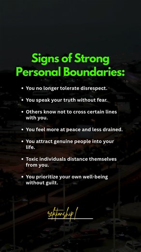 Signs of Strong Personal Boundaries: | Relation & Love Fact