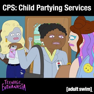 278K views · 17K reactions | Who'd know partying better than Trophy? In the UK? Watch new episodes of Teenage Euthanasia every Friday, live on E4 or stream on Channel 4! #adultswim #teenageeuthanasia #newseason | Adult Swim UK & Europe | Facebook