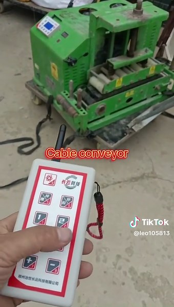 The new cable conveyor can be remotely controlled, start and stop at any time, and there are four speed gears that can be adjusted. It is really a good helper for cable pulling. #cablelaying#cablepulling#cablemachine#cableconveyor#cableworkout#Cable#conveyor900#cablesender#cablelug#cabletractor#cablewinch#cableplacing#cableconstruction#cablework#cableoperation#electricworker#cablepuller#intelligentlaying#remotecontrollaying#Mechanicalassistance#layingtechnology#layingscheme#layingskills#layingto