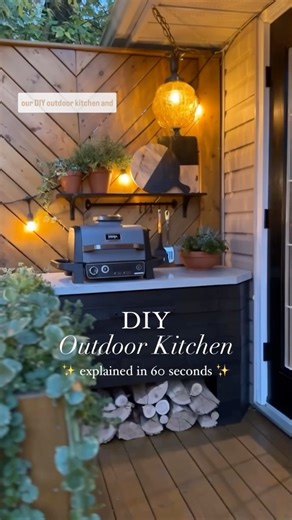 152K views · 1.7K reactions | DIY Outdoor Kitchen!✨Our first time...