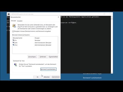 Windows Passwort vergessen: Konto knacken (leichte Variante)