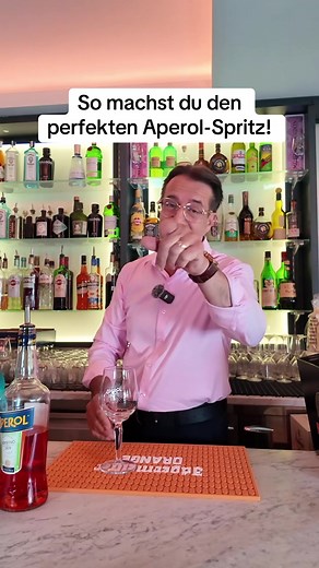 Perfekter Aperol-Spritz: Gennaros einfache Dosierung ohne Messbecher