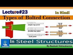 Types of Bolted Connection Used in Steel Structure in Hindi