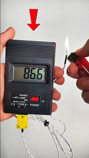 Medidor de temperatura con termopar