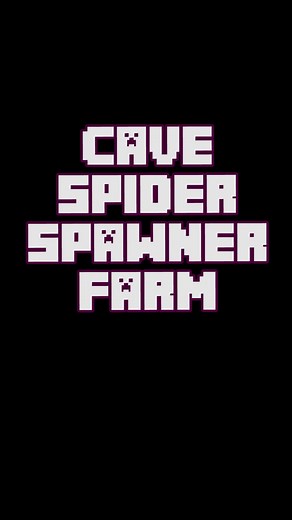 Ultimate Minecraft Cave Spider Spawner Farm Guide
