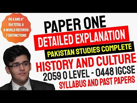 Comprehensive Coverage of Pakistan Studies | The History and Culture of Pakistan | O level | IGCSE